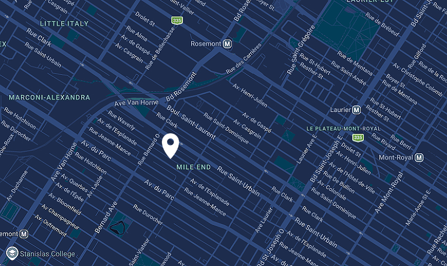 RMZ Maps - Mile End Montreal